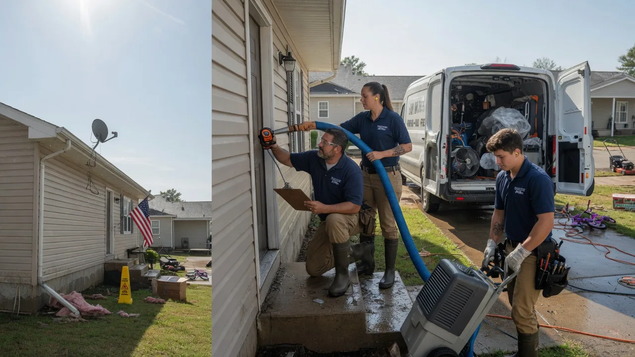 Ceiling Water Damage Restoration in Amoret, MO near me